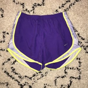 Purple Nike Tempo Running Shorts